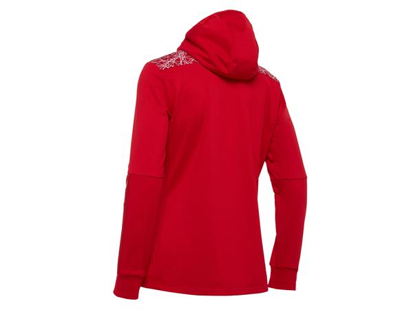 Aurora Full Zip Top Dame RED/WHT M Sporty fleecejakke 