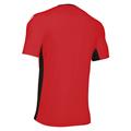 Canopus Shirt Shortsleeve RED/BLK XS Elegant teknisk t-skjorte - Unisex