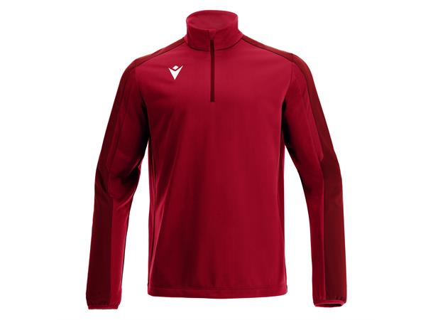 Arno 1/4 Zip Top RED L Teknisk treningsgenser - Unisex 