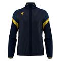 ODIN full zip top NAV/YEL L Jakke med kontrastdetaljer