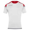 Titan Shirt Shortsleeve WHT/RED XXL Teknisk t-skjorte til trening - Unisex